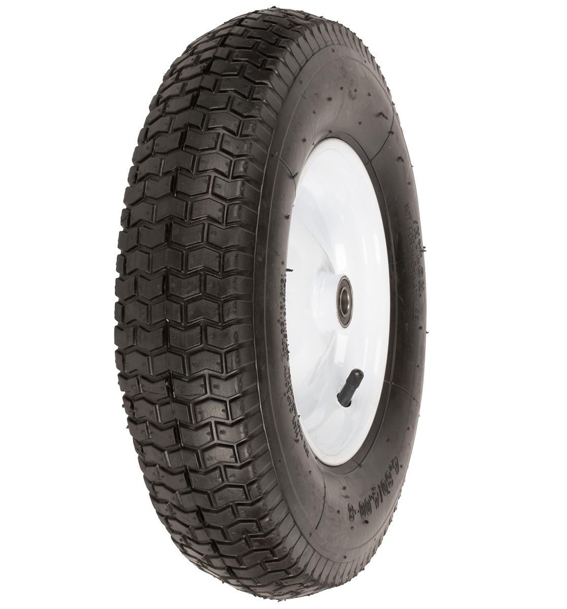 Koło przyczepki traktorka Cedrus 225 kg SP22124-3 - widok boczny