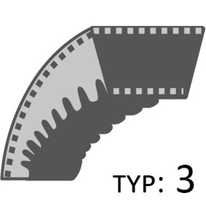 Pasek Pubert CZĘŚĆ ORYGINALNA XPZ637 0306030105