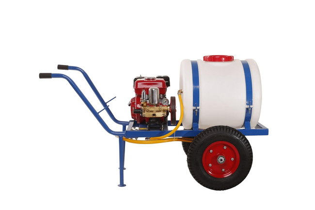 MASTERCUT OS80F/40 DIESEL WHEELBARROW TROLLEY SPRAYER ON WHEELS 80L