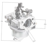 Karburátor Loncin LC1P70FA s hřídelí 080005