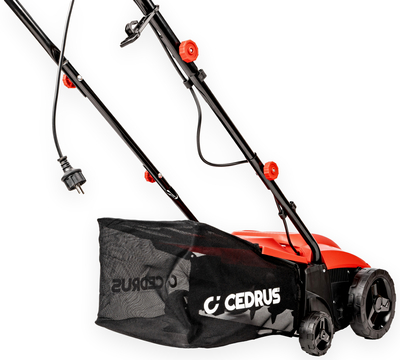 CEDRUS WE32 GREEN AREATOR 2-in-1 AERATOR + 2 ROLLERS 1500W / 32cm CEDWE32 - EWIMAX - OFFICIAL DISTRIBUTOR - AUTHORIZED DEALER CEDRUS