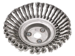 Kartáč na čištění dlažebních kostek pletený z drátu 200x0,50x25,4 mm ACC0183