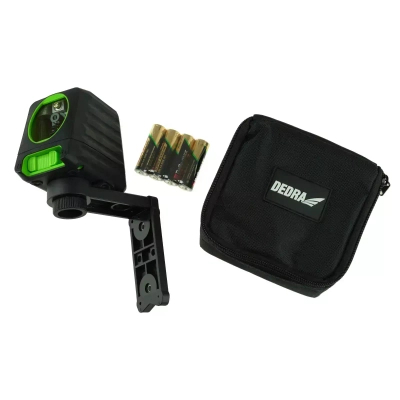 DEDRA MC0903 Laser krzyżowy poziomica laserowa zielony OSRAM niwelator 30/50m IP54