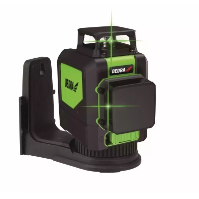 DEDRA MC0906 Multilaser 2D poziomica laserowa zielona 360° laser krzyżowy niwelator