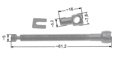 Přední napínák řetězu NAC CS4500 SPS01-45 CS5200 pily na trhu NZ96