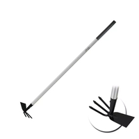 DEDRA Garden 80B071 Rovná motyka s vidlemi, 114 cm, kovová, zahradní háček