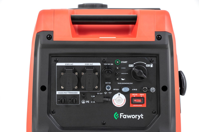 FAWORYT GI4000E INVERTEROVÝ GENERÁTOR 230V 4kW 4000W ŘÍZENÝ GENERÁTOR
