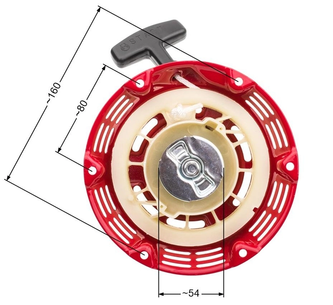 Chinese Lifan Kipor Loncin Zongshen 168 metal take-up T4 starter NZ558