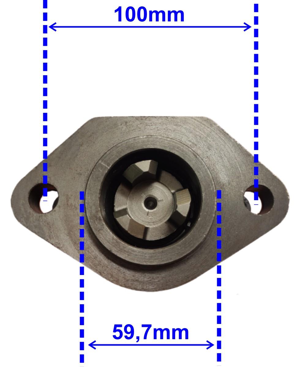 Wymiary mocowania szybkozłącza MASTERCUT MC370-09