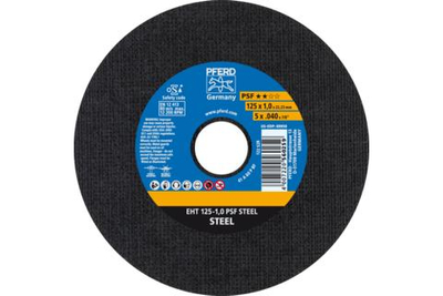 Pferd 125-1.0mm STEEL cutting disc 61719010
