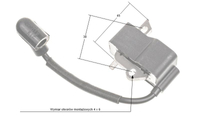 Oleo-Mac 941 937 490024 ignition module
