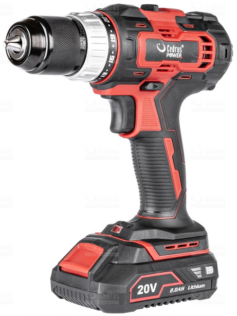 CEDRUS CEDD40LI-SET WKRĘTARKA AKUMULATOROWA 20 V WKRĘTARKO-WIARTARKA 2Ah Z BATERIĄ I ŁADOWARKĄ W WALIZCE EWIMAX- OFICJALNY DYSTRYBUTOR - AUTORYZOWANY DEALER CEDRUS
