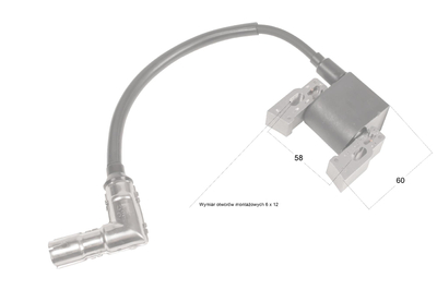 Loncin ignition module coil LC2V90(T230) cylinder 2 right PART ORIGINAL 270920424-0001