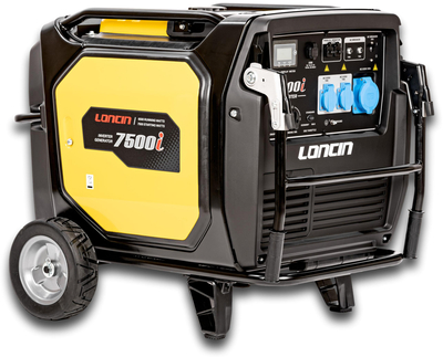 LONCIN LC7500I INVERTEROVÝ GENERÁTOR 230V 7,5 KW ESTART - STARTÉR Atlas Copco P6000I - EWIMAX - OFICIÁLNÍ DISTRIBUTOR - AUTORIZOVANÝ PRODEJCE CEDRUS