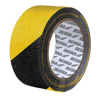DEDRA 11T114 Protiskluzová výstražná páska 50 mm x 18 m na schody, žluto-černá