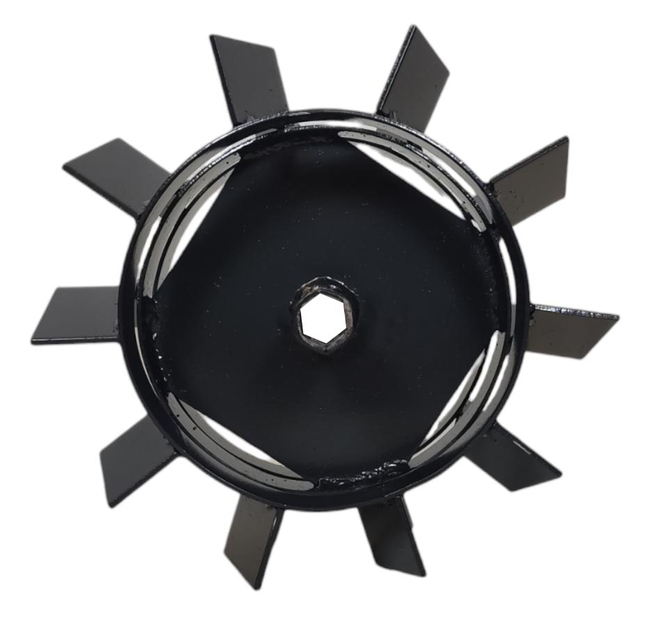 METAL WHEELS OF HSDT SOIL PLANTER HEXAGONAL AXIS DIAMETER 330MM ZU