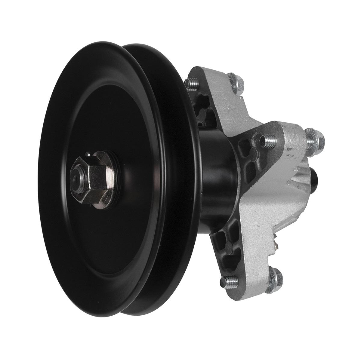 Adapter kosiarki MTD Cub Cadet z kołem pasowym NZ1060 widok z boku