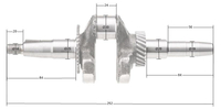 Rato engine R300 crankshaft 13300-Z530410-00A0