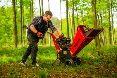 Cedrus RB02 rozdrabniacz spalinowy rębak do gałęzi 10 cm Loncin 6,5 KM