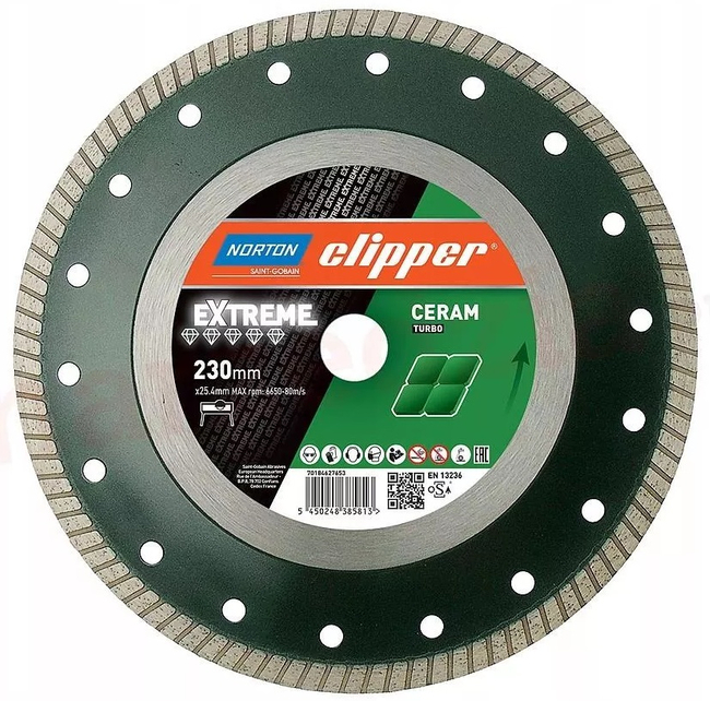 NORTON CLIPPER TR232L PILA NA KERAMICKÉ OBKLADY A DLAŽBU OFICIÁLNÍ DISTRIBUTOR - AUTORIZOVANÝ PRODEJCE NORTON CLIPPER