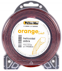 ŻYŁKA TNĄCA OLEO-MAC Orange line 2,4mm / 15 m. DO KOSY PROFIL SPIRALNY , SZPULA FPRO08234 - OFICJALNY DYSTRYBUTOR - AUTORYZOWANY DEALER OLEO MAC