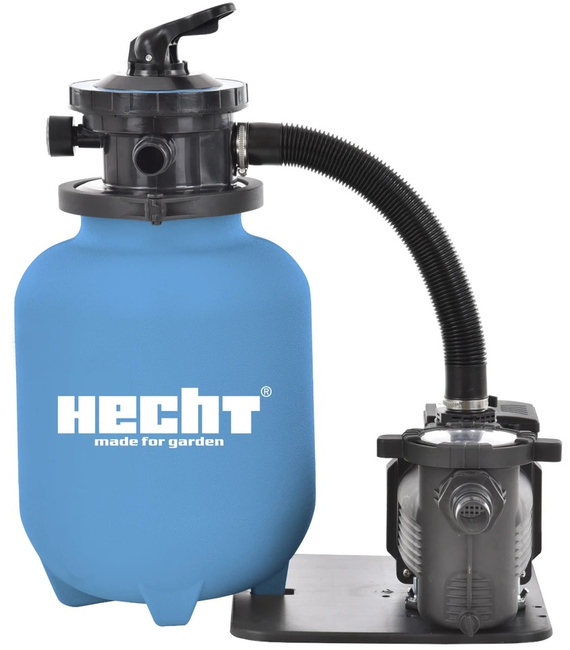 HECHT 302113 POMPA FILTRUJĄCA FILTR PIASKOWY DO BASENU Z FILTREM WSTĘPNYM 10'' SKIMER AKCESORIA DO BASENÓW ZESTAW FILTRACYJNY 6,0m3/h / 20kg - EWIMAX OFICJALNY DYSTRYBUTOR - AUTORYZOWANY DEALER HECHT