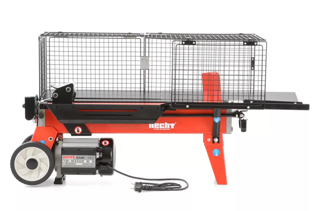 HECHT 6500 ŁUPARKA DO DREWNA HYDRAULICZNA ELEKTRYCZNA POZIOMA RĘBAK NACISK 5 TON 