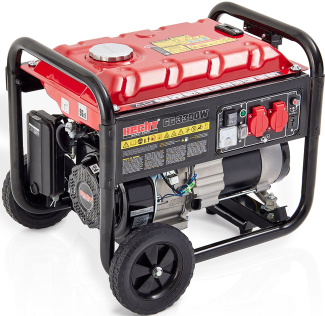HECHT GG3300W MOCNY AGREGAT GENERATOR PRĄDOTWÓRCZY UNITEDPOWER 12V 2x230V z AVR MOC 3kW 3000W EWIMAX OFICJALNY DYSTRYBUTOR - AUTORYZOWANY DEALER HECHT