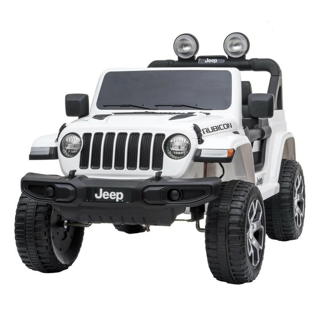 HECHT JEEP WRANGLER RUBICON WHITE SAMOCHÓD TERENOWY ELEKTRYCZNY AKUMULATOROWY AUTO JEŹDZIK POJAZD ZABAWKA DLA DZIECI - OFICJALNY DYSTRYBUTOR - AUTORYZOWANY DEALER HECHT